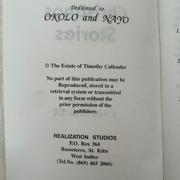 The Caribbean Book of Christmas Stories by Timothy Callender - Picture 4 of 4